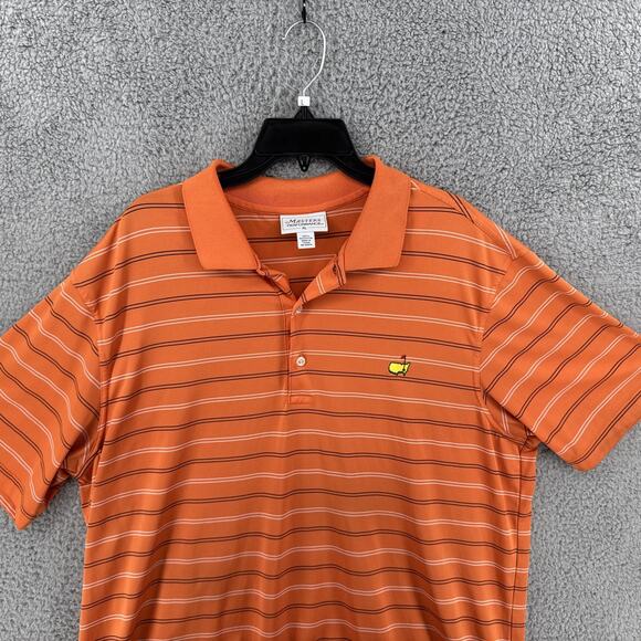 Masters Performance Orange Golf Polo‎ Shirt Mens XL - Picture 2 of 5